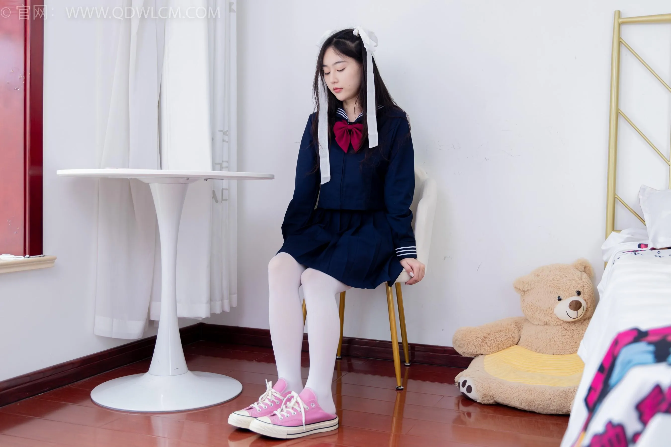 物恋传媒 NO.1544 美兔-学院少女 [151P]插图8